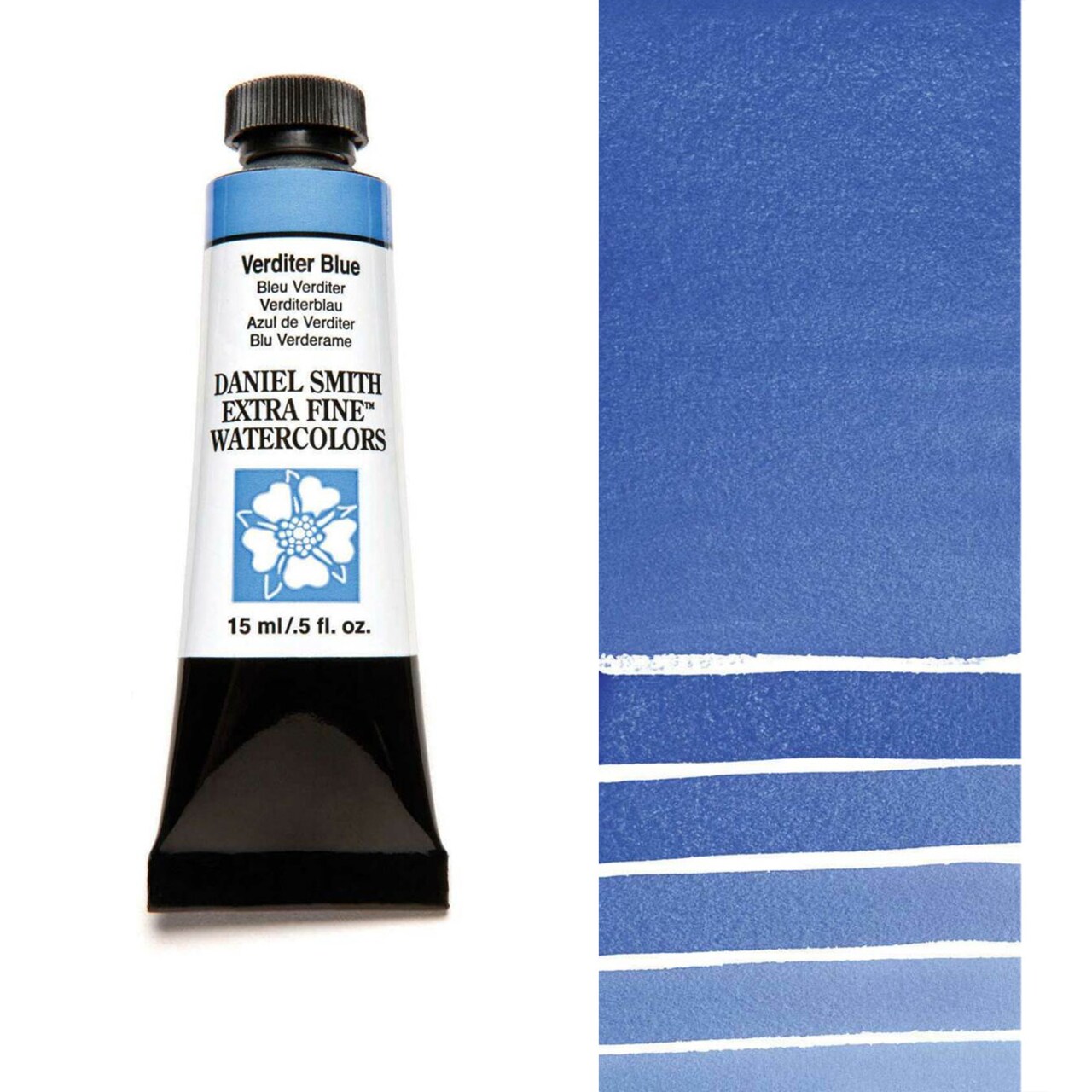 Daniel Smith Extra Fine Watercolors - Verditer Blue, 5 ml Tube